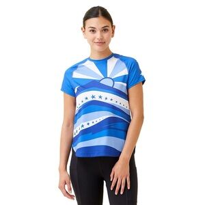 NEW Krimson Klover Sunset Blue Shortsleeve Sunshirt